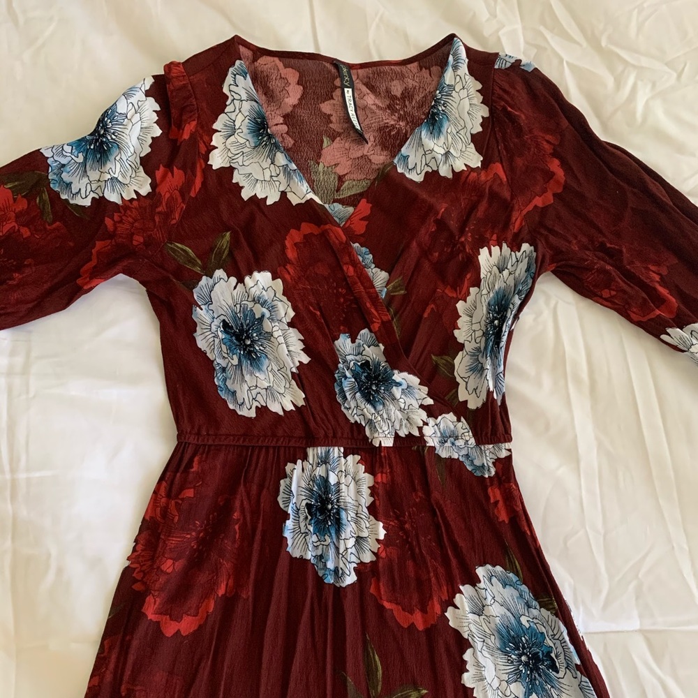 Flowered Maxi Dress